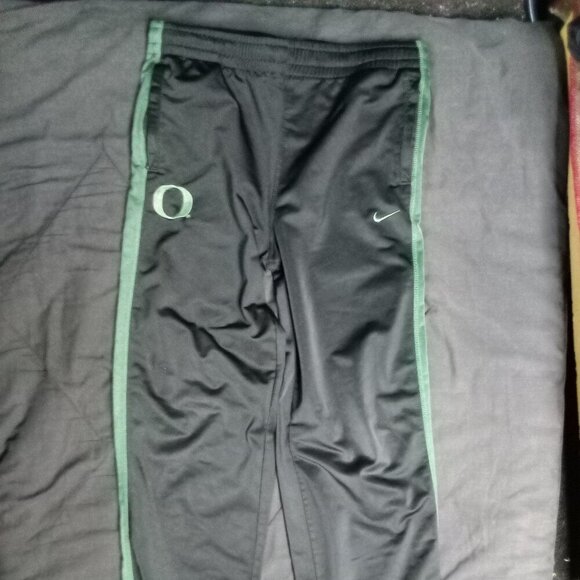 Vintage Nike Oregon Ducks Striped Sweatpants Joggers Trainers - Picture 2 of 7